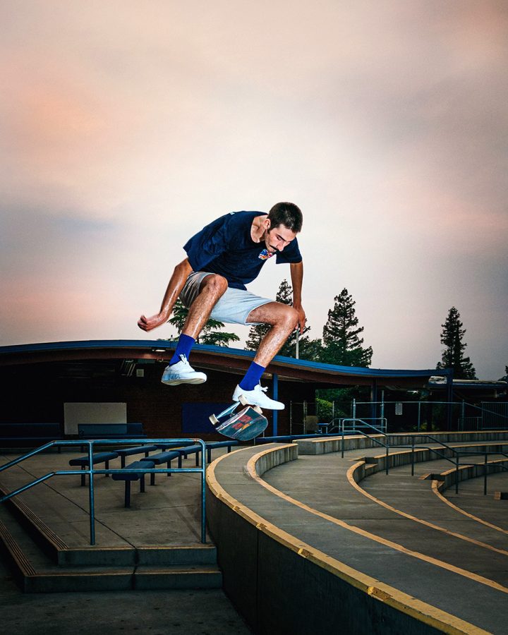 Skateboarding was one of Micah Roth's favorite activities during the Covid-19 shut down.