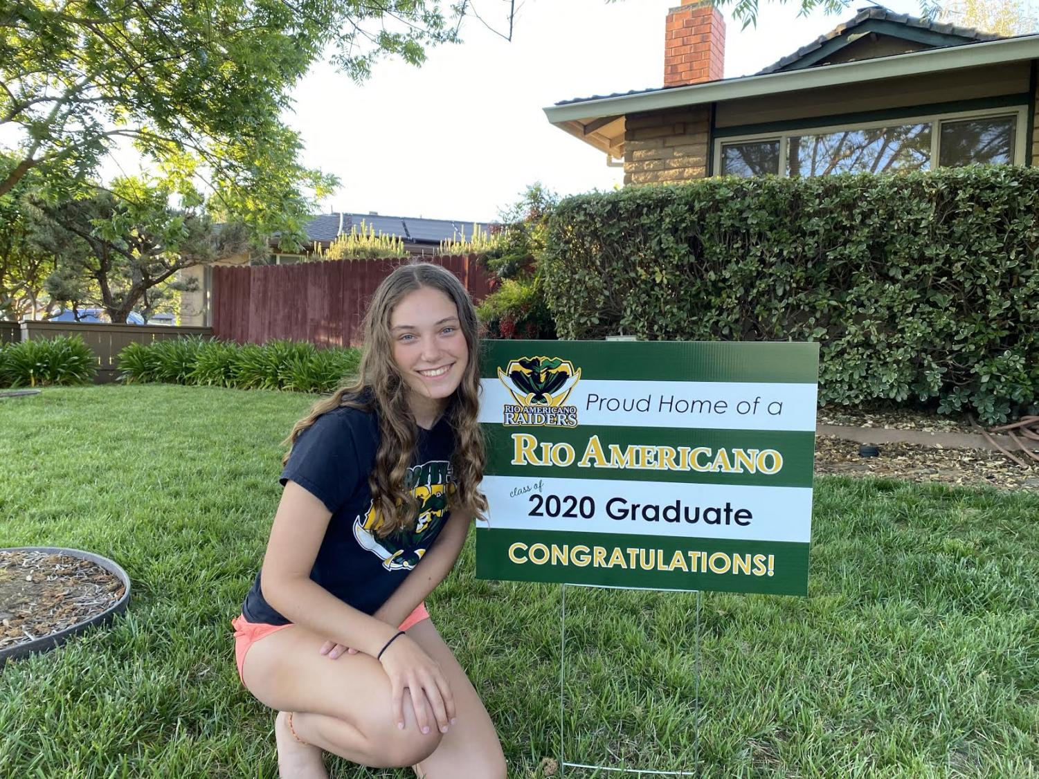 Class of COVID-19 Receive Yard Signs