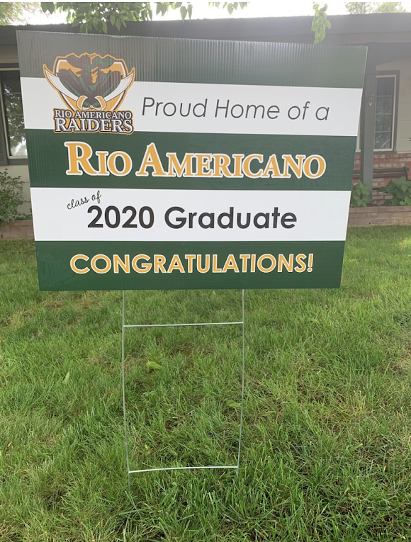 Class of COVID-19 Receive Yard Signs