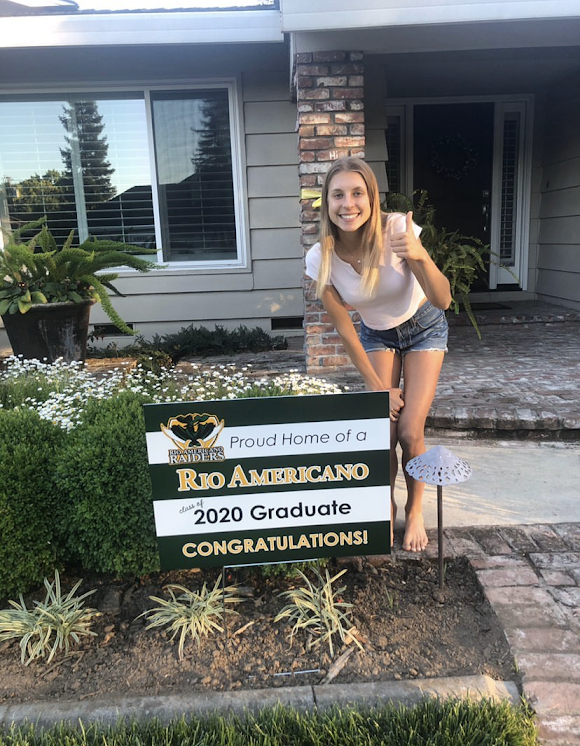 Class of COVID-19 Receive Yard Signs