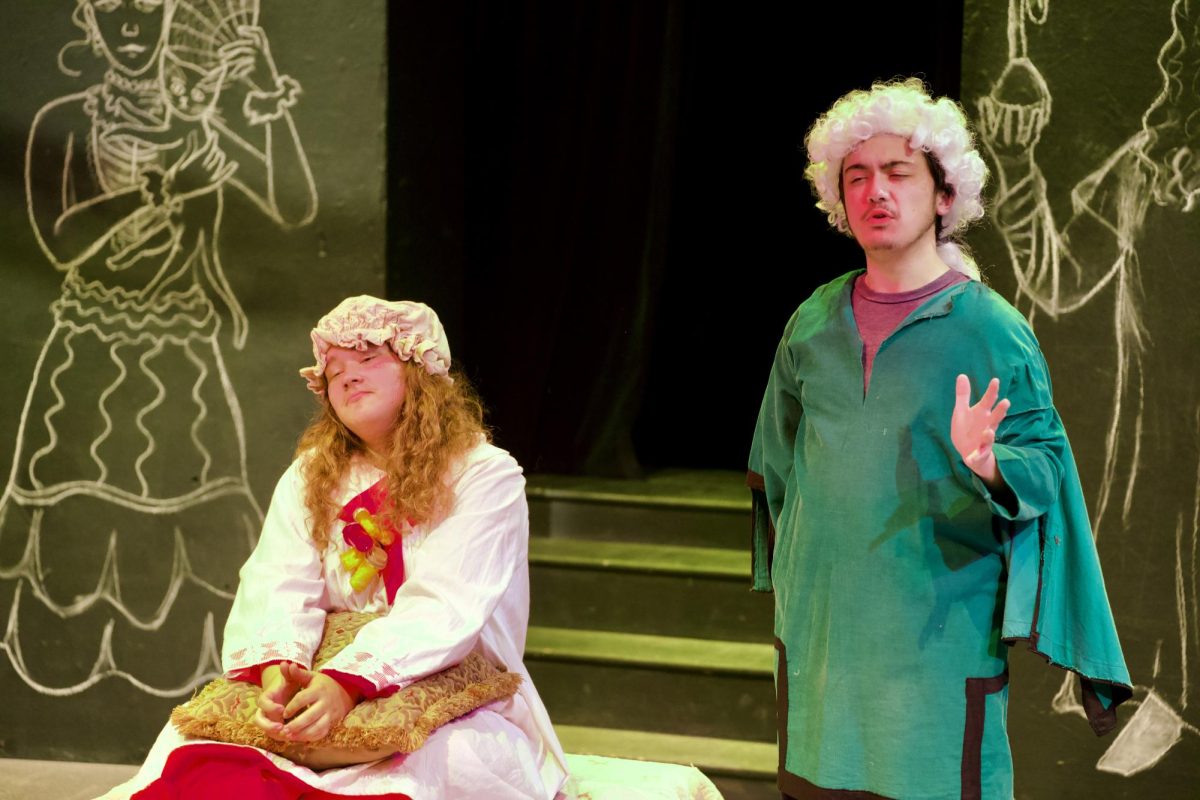 Students perform in "The Imaginary Invalid," the Rio Americano winter play, which will be performed Jan. 24-26 at 7:30 in the Betty Miller Theater.