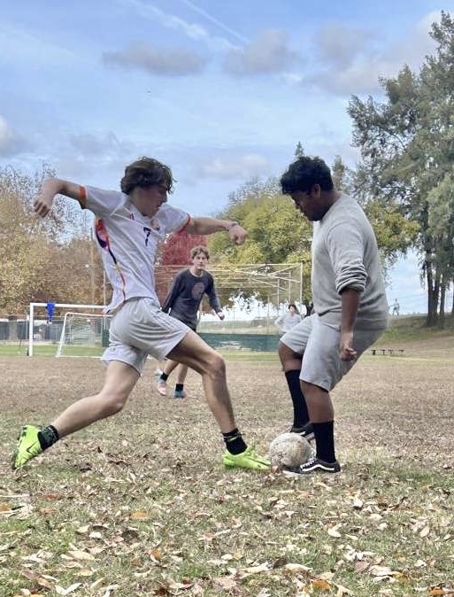 Rio Students Organize Informal Soccer League in River Park