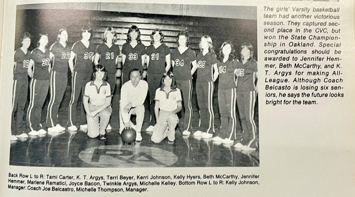 The 1980-81 girls basketball team will be inducted into the Rio Americano Hall of Fame