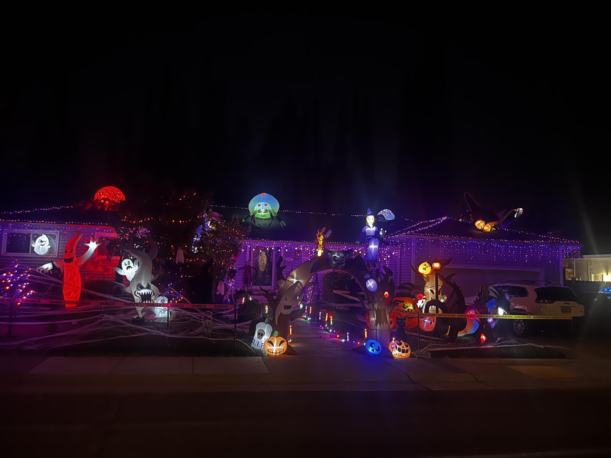 Photos: Rio Students' Houses Light Up for Halloween