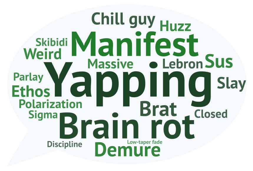 ‘Brain Rot’ and ‘Yapping’ Are Words of the Year for 2024; Skibidi Is Banished