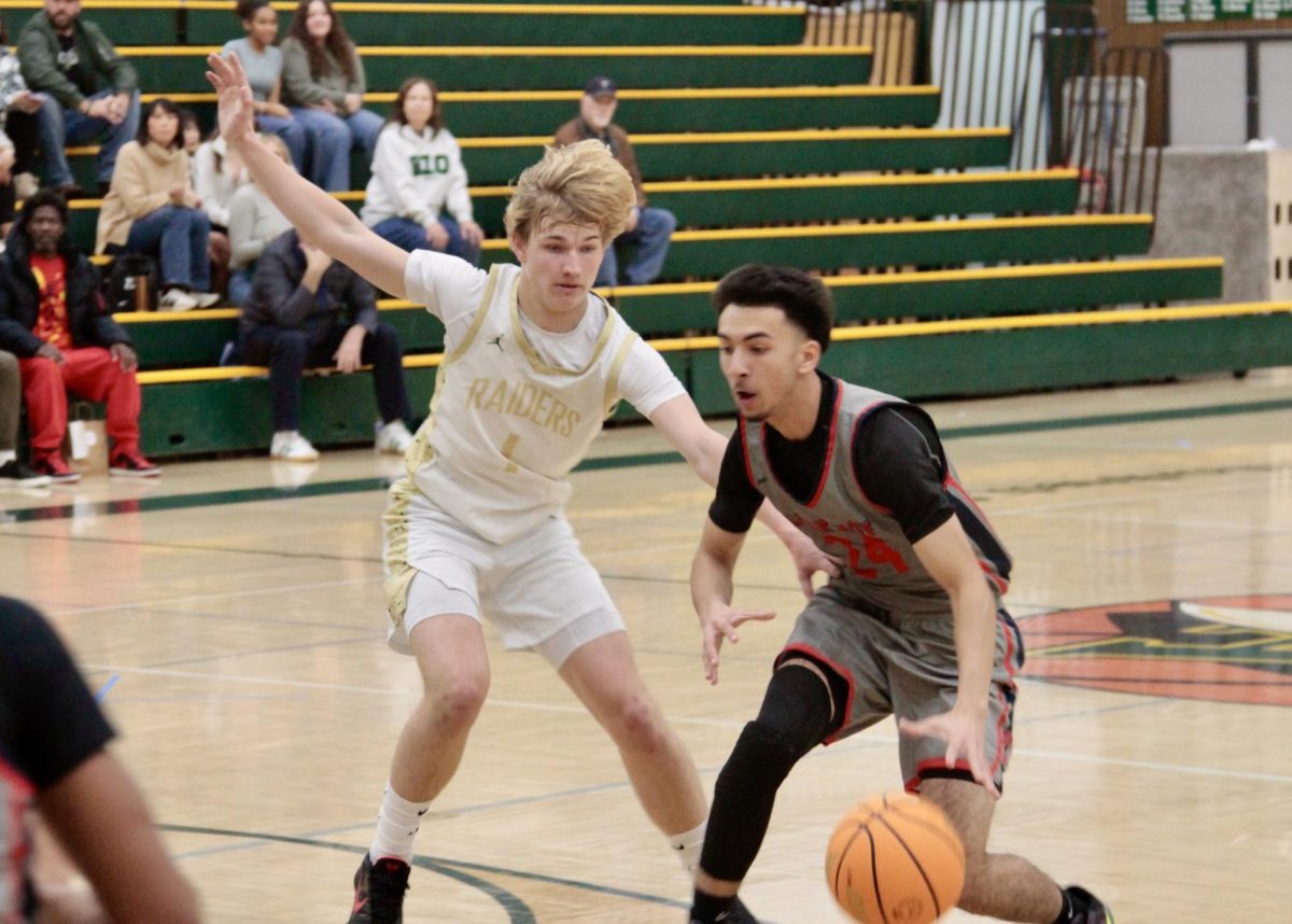 Ian Engh (11) defends against Pleasant Grove in a preseason game in November, 2024.