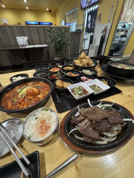 An assortment of dishes at Seoulzip on Zinfandel Dr.