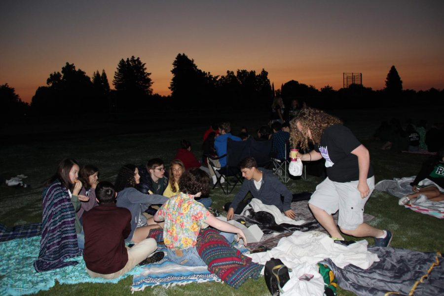 Dale McMorris Joins his friends from band for Senior Sunrise