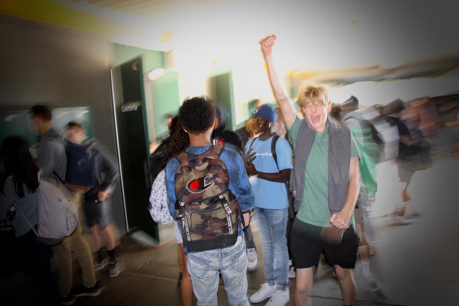 Students Celebrate After School Closure Announcement