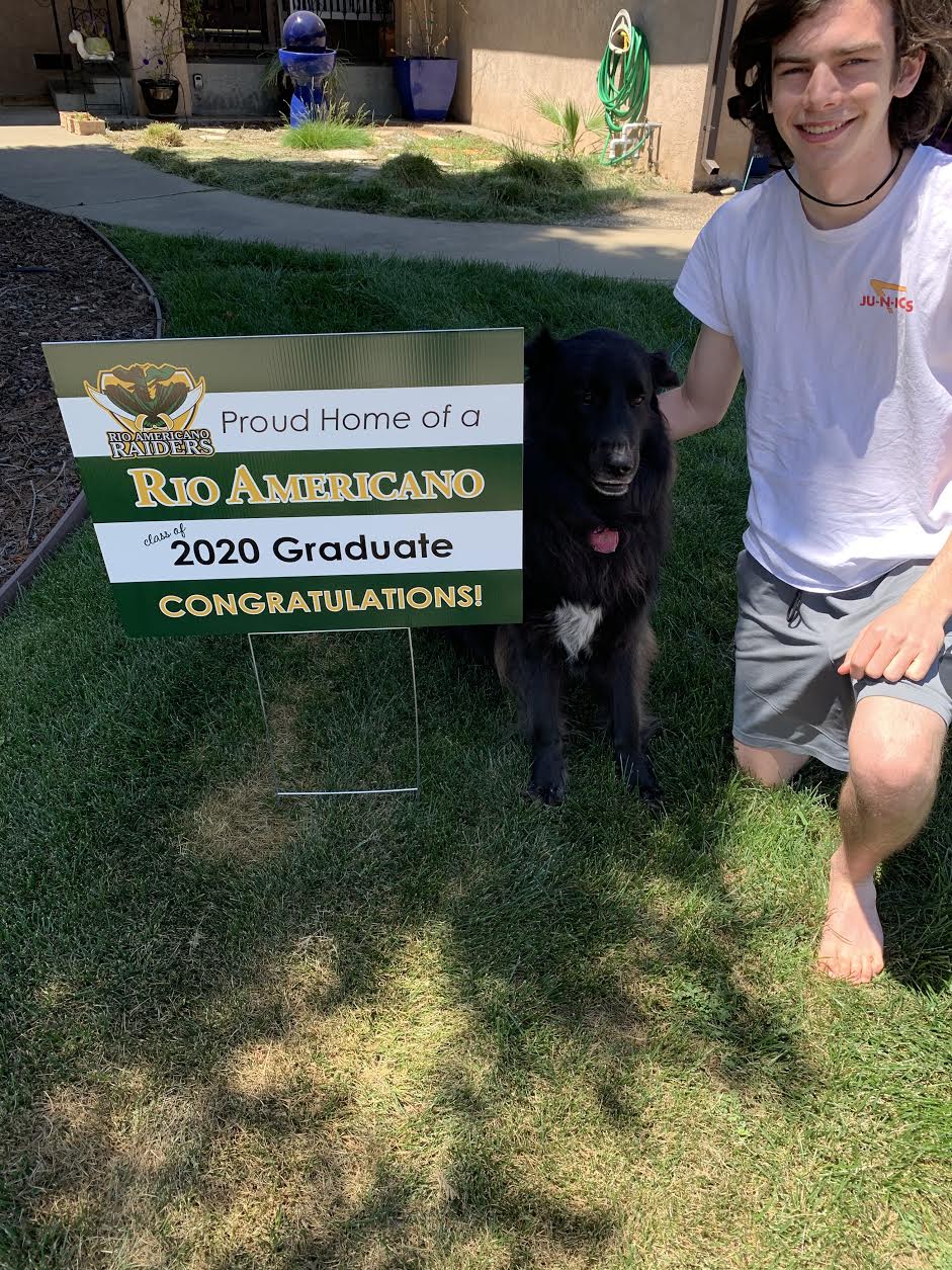 Class of COVID-19 Receive Yard Signs