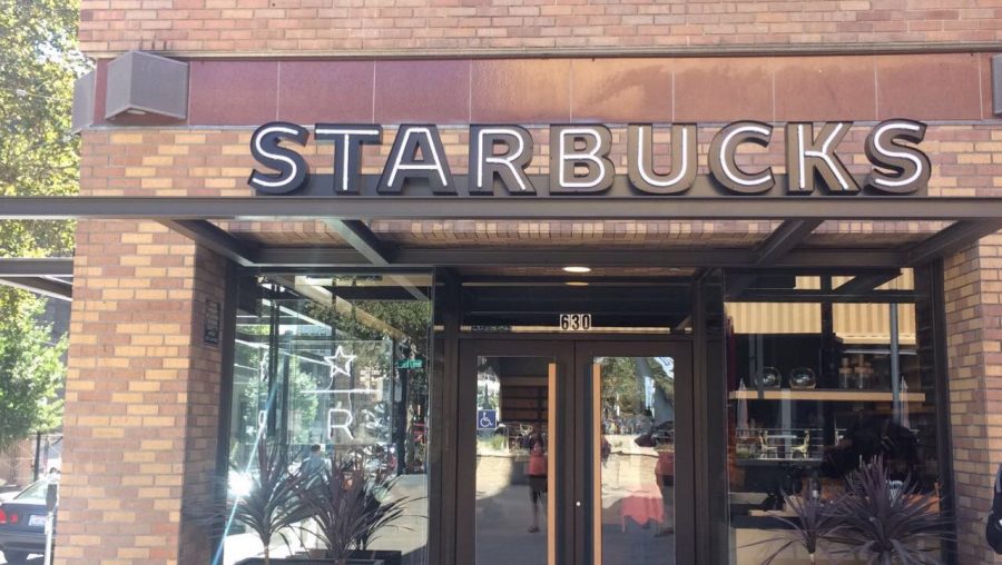 The Starbucks Reserve Bar is located at the intersection of 7th St and K St downtown.